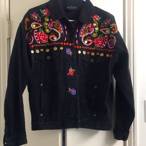 Carol Little — fabulous embroidered jacket